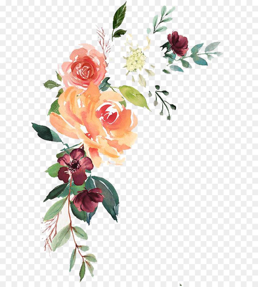Watercolor painting Portable Network Graphics Clip art Image Drawing - free watercolor flowers png download png download - 683*996 - Free Transparent Watercolor Painting png Download.