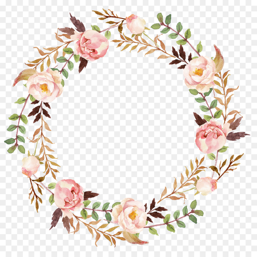 Wedding invitation Paper Wreath Clip art - flower wreath png download - 1450*1431 - Free Transparent Wedding Invitation png Download.