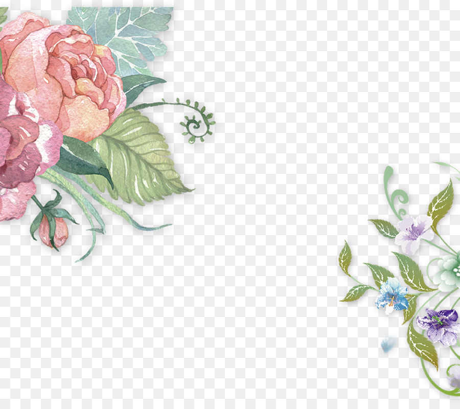 Photography Flower Pastel - Decorative floral background png download - 935*820 - Free Transparent Photography png Download.