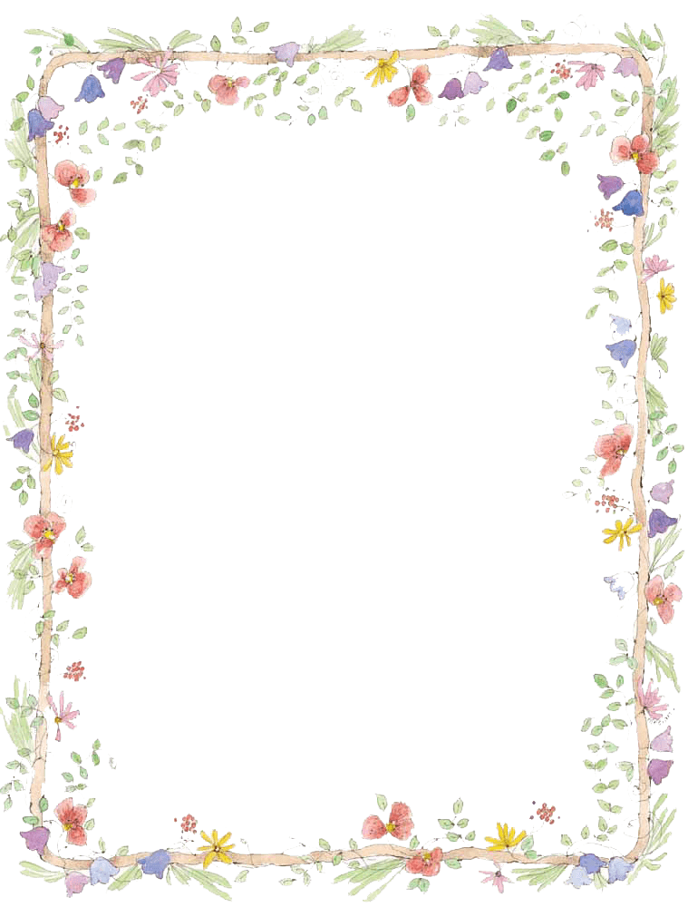Border Flowers Clip art - border png download - 759*1000 - Free