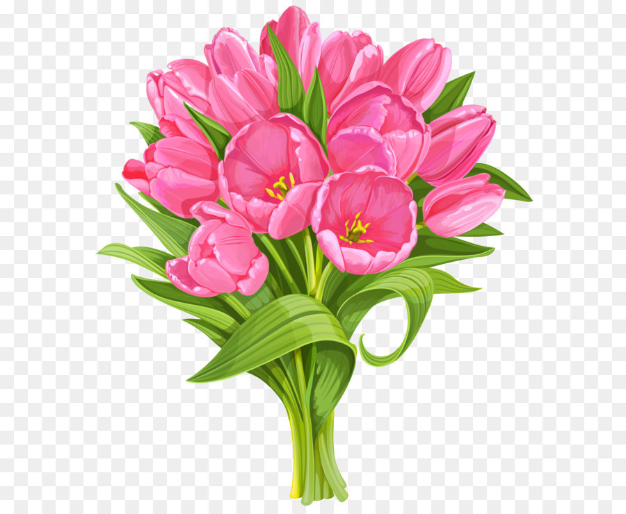 Flower bouquet Tulip Clip art - Tulips Bouquet Transparent PNG Clip Art png download - 4408*5000 - Free Transparent Flower Bouquet png Download.