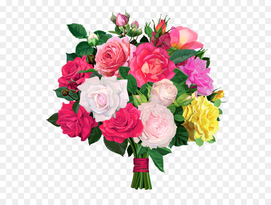 Flower bouquet Rose Clip art - Rose Bouquet PNG Transparent Clipart png download - 5411*5529 - Free Transparent Flower Bouquet png Download.