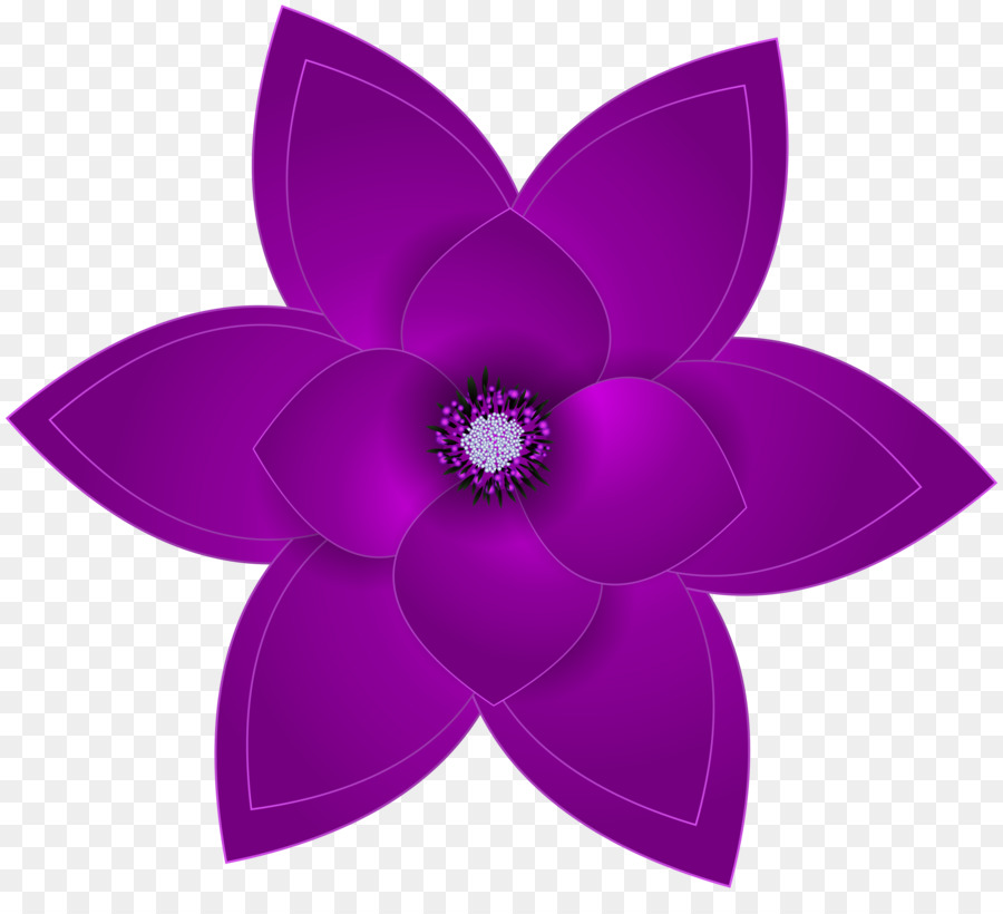 Purple Flower Clip art - Purple Deco Flower Transparent PNG Clip Art Image png download - 8000*7122 - Free Transparent Purple png Download.