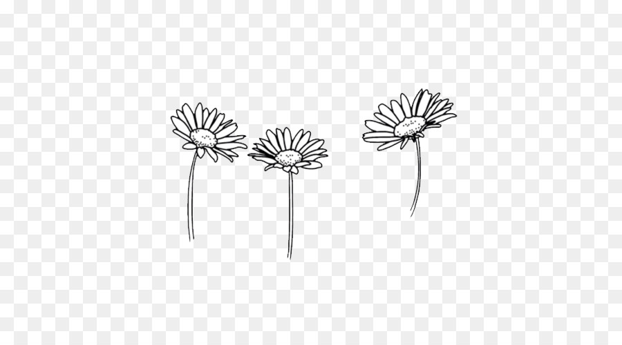 Drawing Flower Black and white Sketch - cute png download - 500*500 - Free Transparent Drawing png Download.
