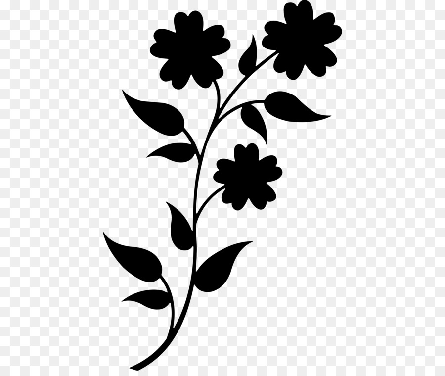 Free Flower Silhouette Png, Download Free Clip Art, Free Clip Art on