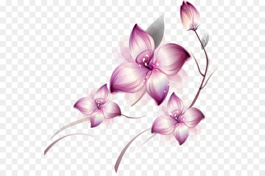 Flower Clip art - Flowers Png png download - 600*591 - Free Transparent Border Flowers png Download.