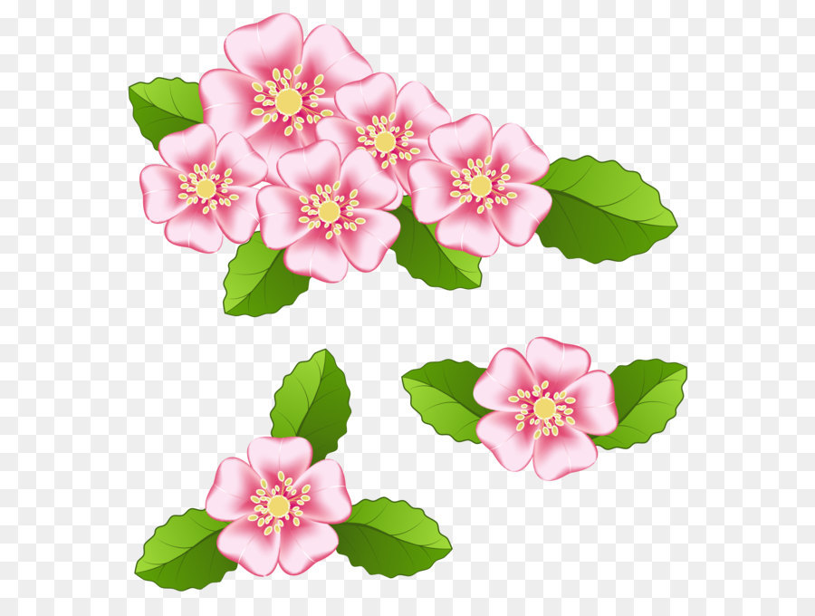 Image file formats Raster graphics Computer file - Pink Flowers Transparent PNG Clip Art Image png download - 7858*8060 - Free Transparent Flower png Download.