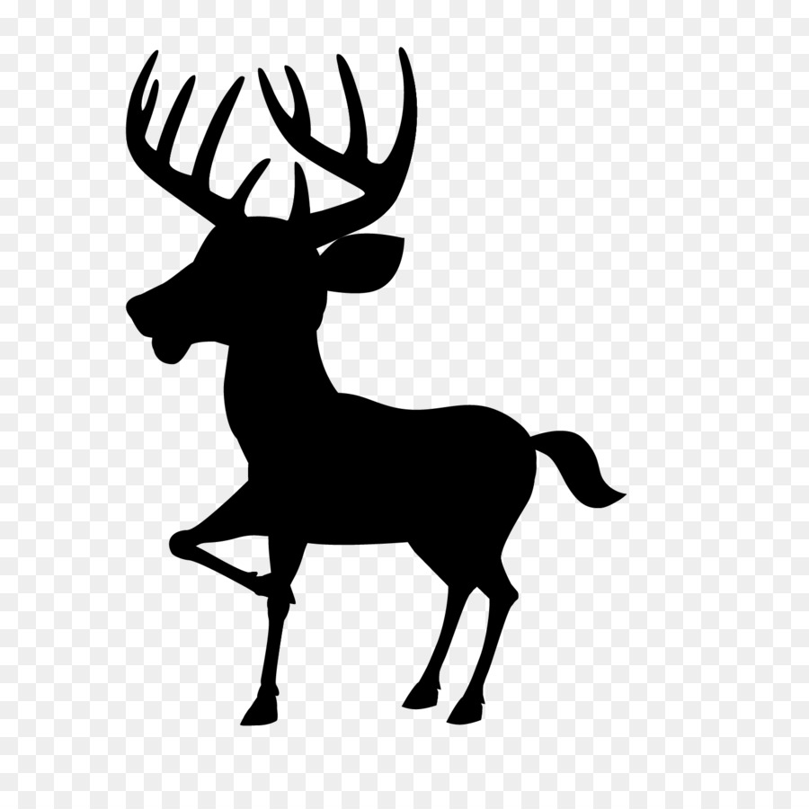 White-tailed deer Vector graphics Moose Clip art -  png download - 1500*1500 - Free Transparent Deer png Download.