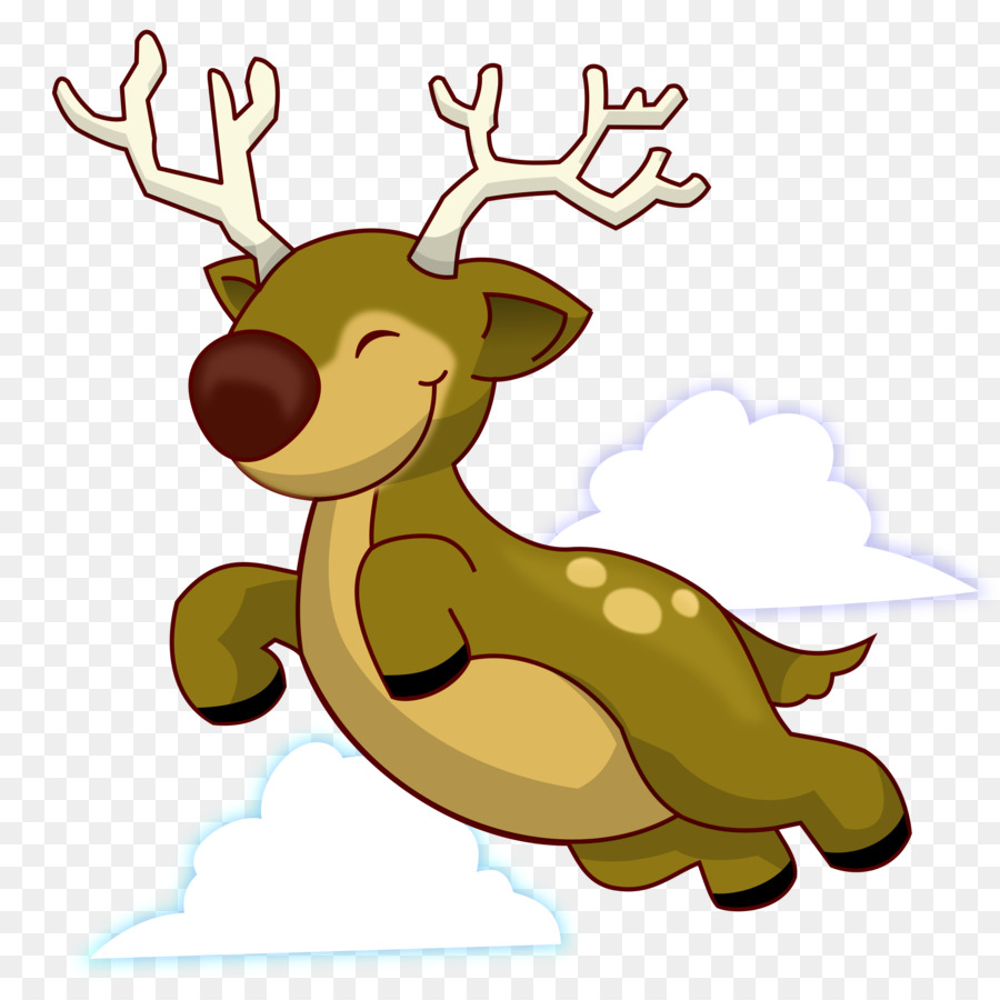 Rudolph Reindeer Santa Claus Clip art - Reindeer png download - 2400*2400 - Free Transparent Rudolph png Download.