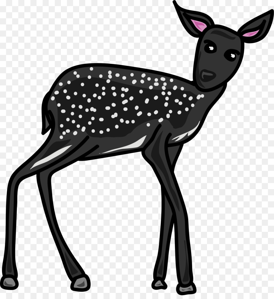 Reindeer Clip art - deer png download - 1897*2041 - Free Transparent Deer png Download.