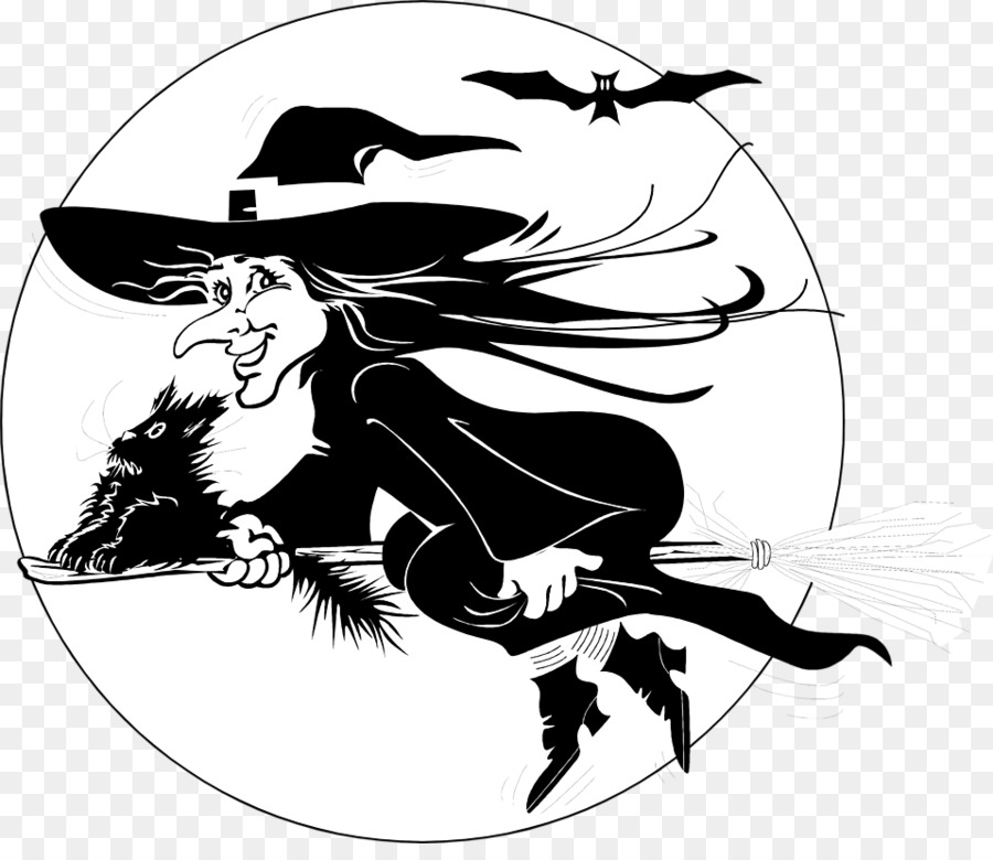 Witchcraft Hag Clip art - Flying Witch Silhouette png download - 958*814 - Free Transparent Witchcraft png Download.
