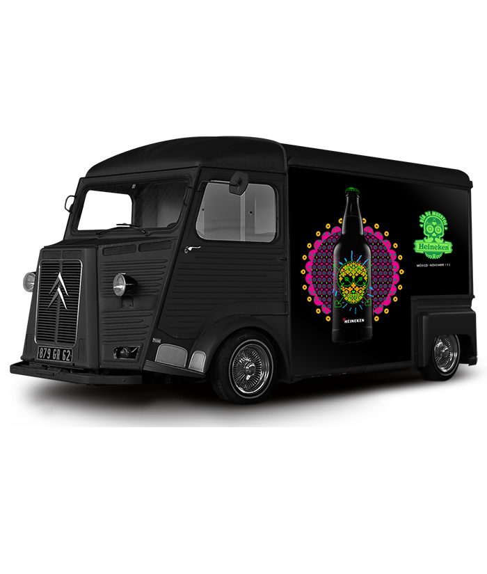 Food truck Mockup Street food heineken png download