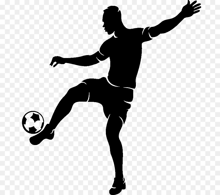 Football player Silhouette - playing soccer silhouette figures material png download - 800*800 - Free Transparent Football png Download.