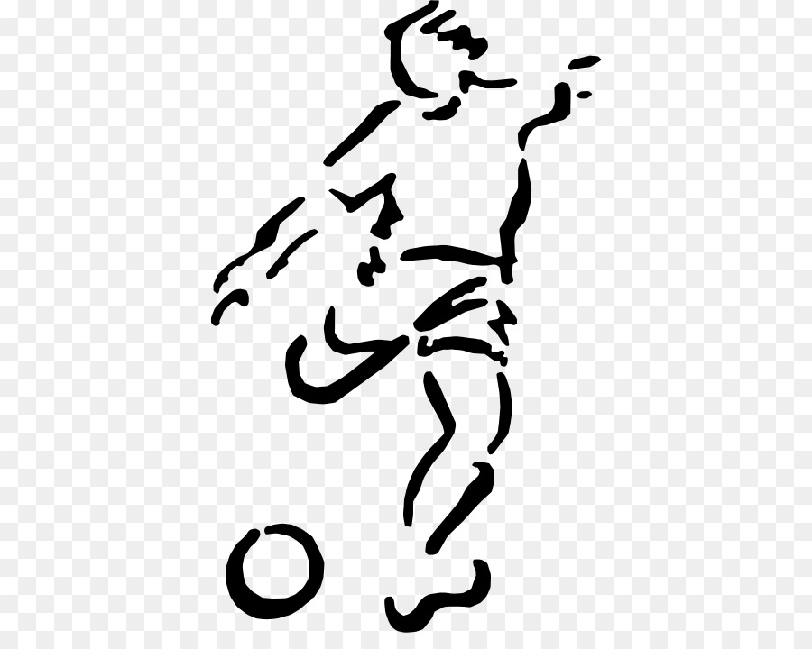 Football player Stencil American football - Silhouette soccer png download - 434*702 - Free Transparent Football png Download.