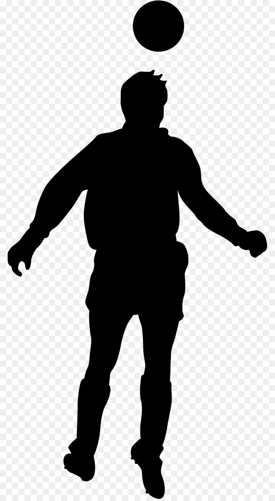 Football player Wall decal Silhouette - football png download - 850*1633 - Free Transparent Football png Download.
