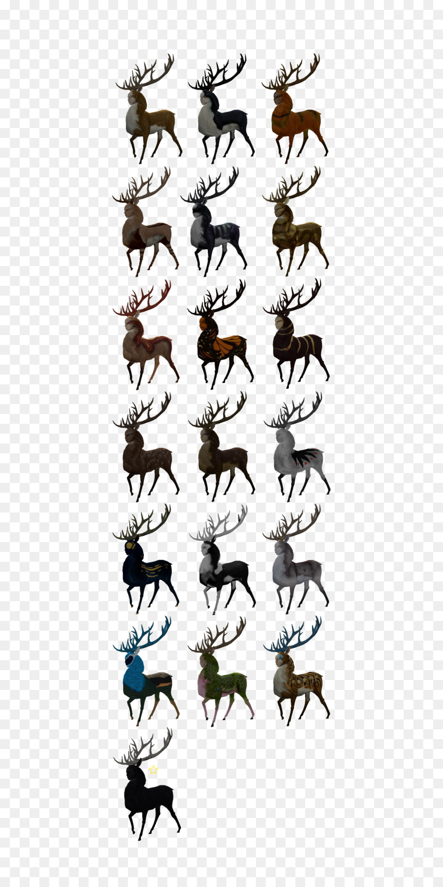 The Endless Forest Deer Fur Antler Insect - forest animal png download - 445*1795 - Free Transparent Endless Forest png Download.