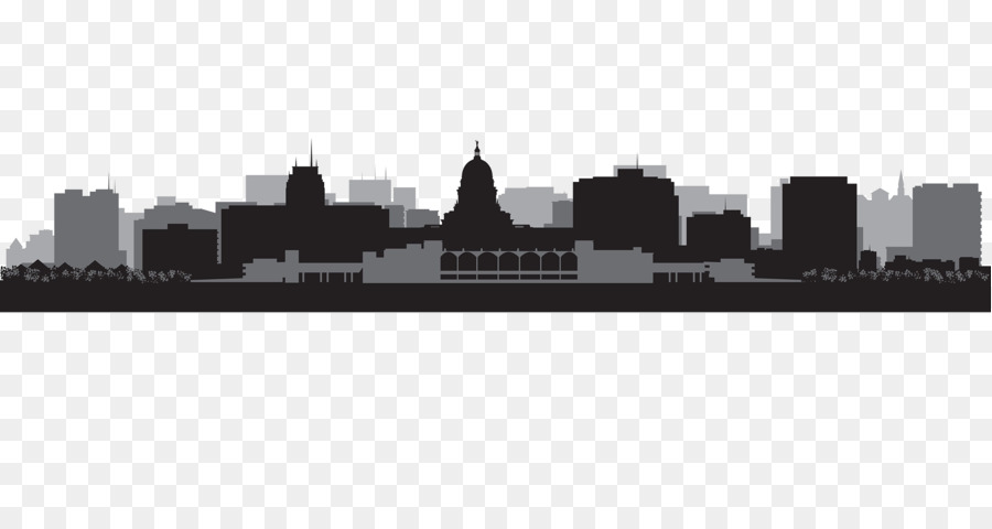 Madison Milwaukee Skyline - city silhouette png download - 1919*1018 - Free Transparent Madison png Download.