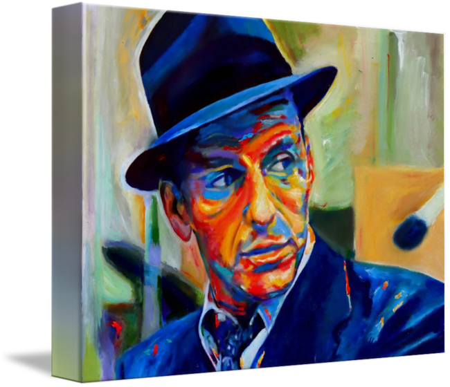 Frank Sinatra Painting Canvas print Big band - painting png download - 650*560 - Free Transparent Frank Sinatra png Download.