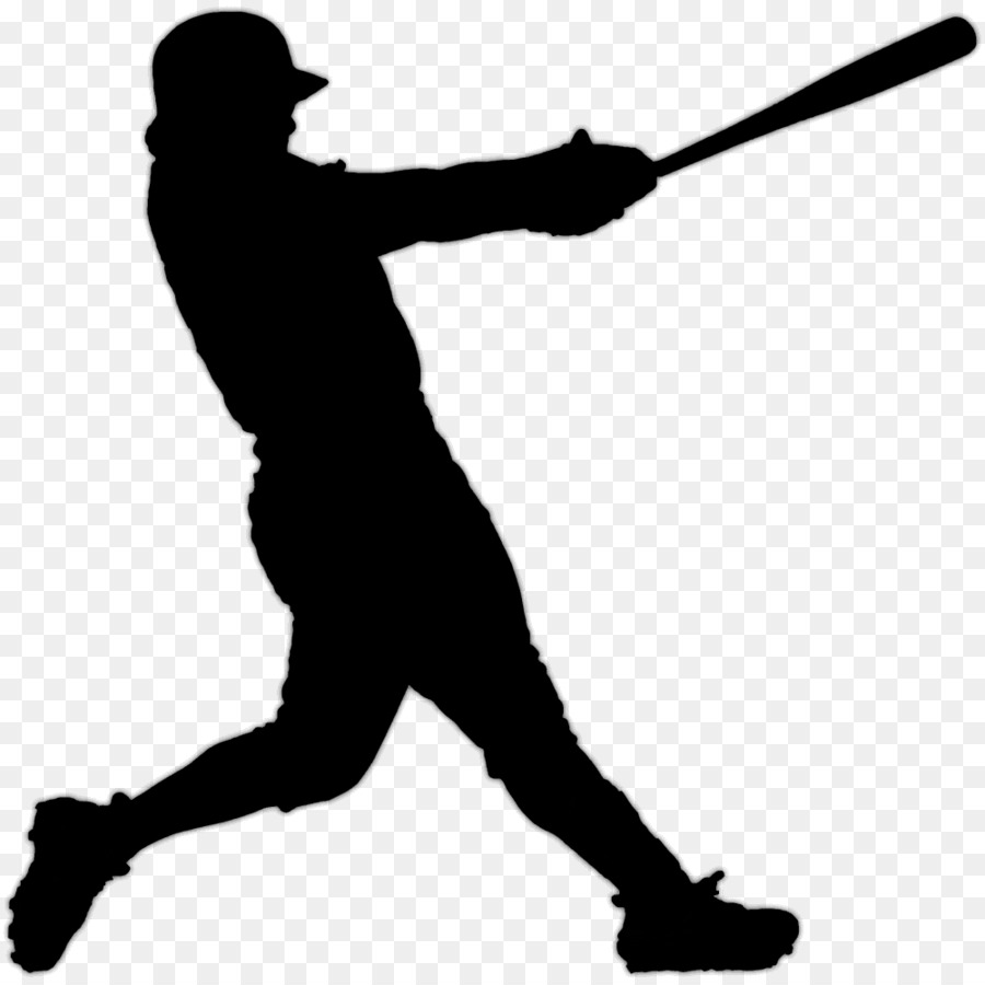 Baseball Bats Clip art Line Silhouette -  png download - 1000*1000 - Free Transparent Baseball Bats png Download.