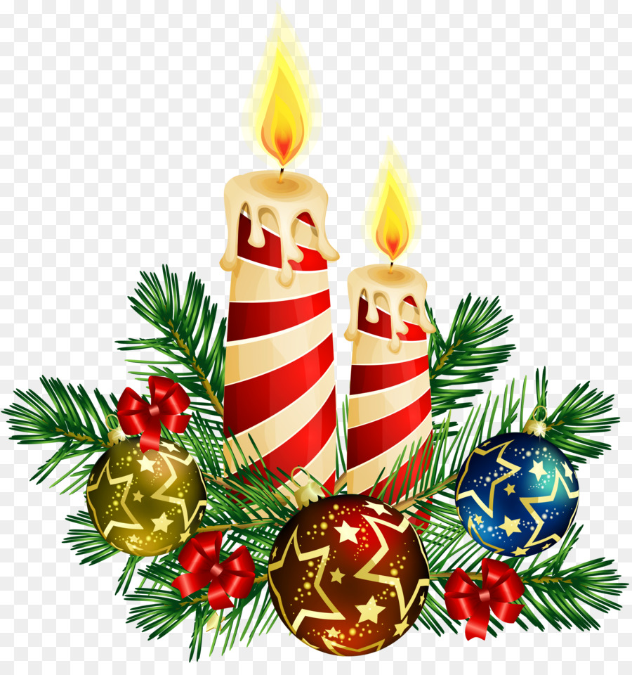 Christmas decoration Candle Christmas tree Clip art - Christmas Cliparts Transparent png download - 4127*4352 - Free Transparent Christmas  png Download.