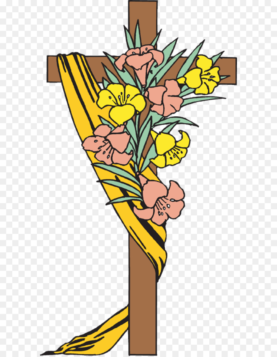 Easter Cross Clip art - Christian Easter Transparent Background png download - 640*1157 - Free Transparent Easter png Download.