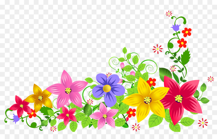 Flower Clip art - Floral PNG Transparent Image png download - 6446*4096 - Free Transparent Flower png Download.