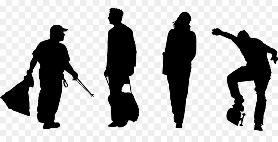 Silhouette Person - construction workers silhouettes png download - 1200*600 - Free Transparent Silhouette png Download.