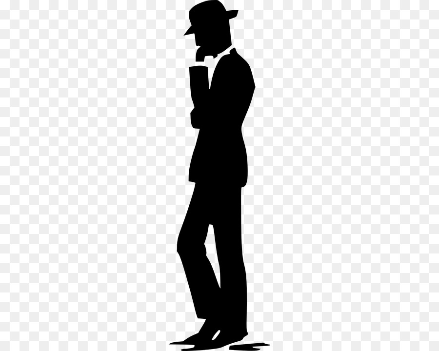 Silhouette Person Drawing Clip art - Silhouette png download - 360*720 - Free Transparent Silhouette png Download.