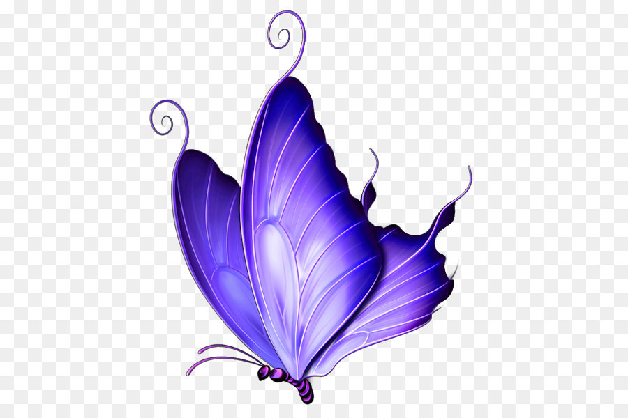 Butterfly Pink Clip art - Transparent Purple Deco Butterfly PNG Clipart png download - 512*600 - Free Transparent Butterfly png Download.