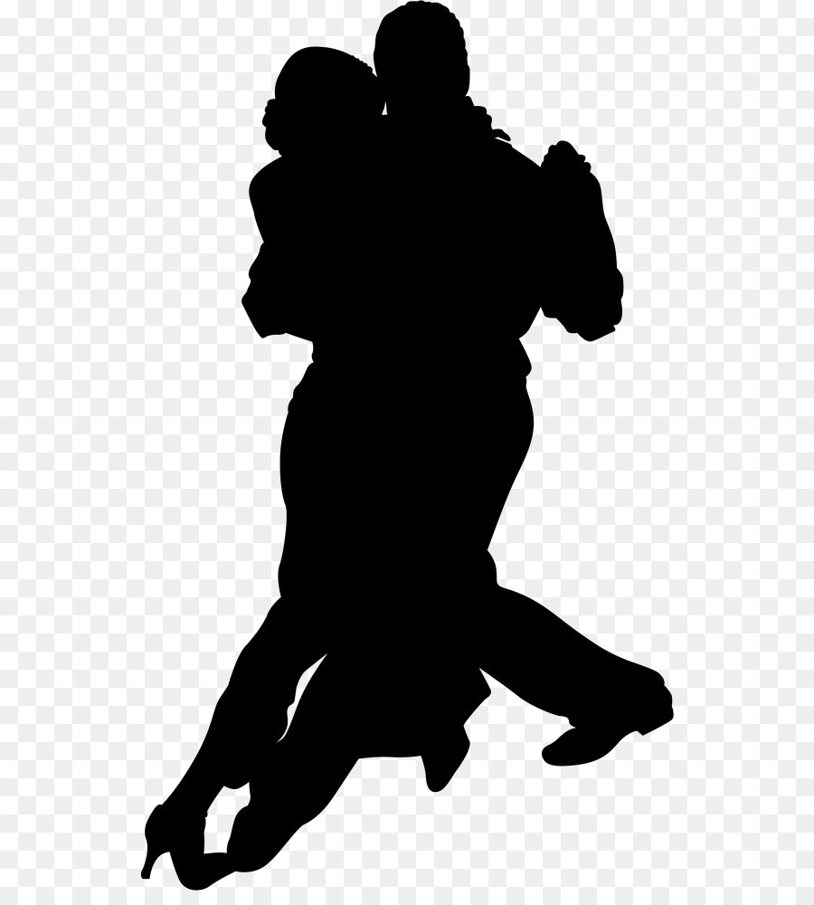 Dance Rhumba Silhouette Royalty-free - Silhouette png download - 590*984 - Free Transparent  png Download.