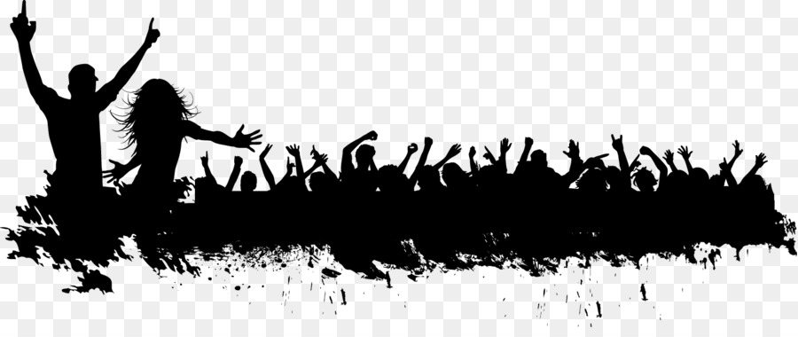 Silhouette Crowd - Carnival crowd silhouette vector material png download - 1521*624 - Free Transparent Silhouette png Download.