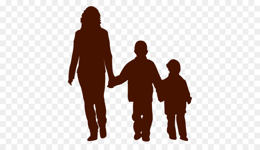 Mother Child Silhouette Clip art - mom vector png download - 512*512 - Free Transparent Mother png Download.