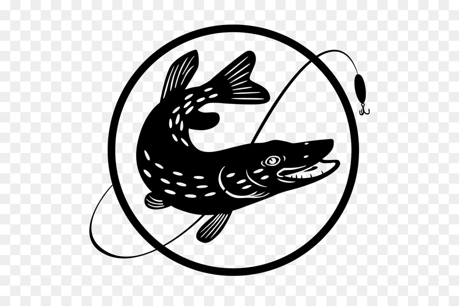 Northern pike Stock photography Fishing Baits & Lures - Silhouette png download - 590*590 - Free Transparent Northern Pike png Download.
