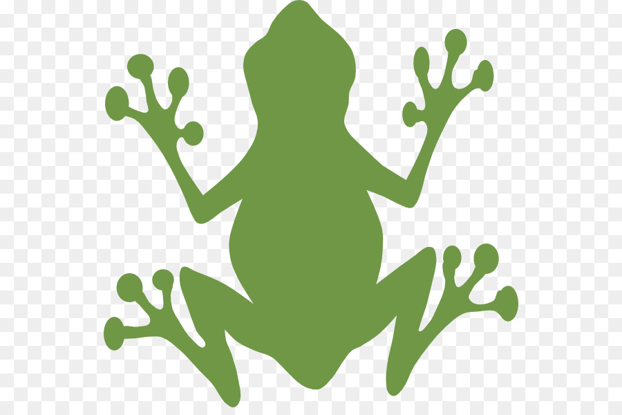 Frog Silhouette Royalty-free Clip art - Frog Outline png download - 600*589 - Free Transparent Frog png Download.