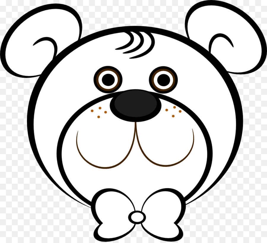 Coloring book Black and white Drawing Clip art - Bear Face Cliparts png download - 999*906 - Free Transparent Coloring Book png Download.
