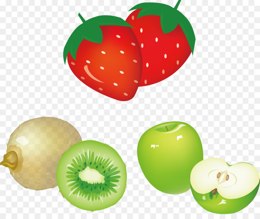 Juice Apple Fruit - Strawberry Apple Kiwi png download - 2278*1880 - Free Transparent Juice png Download.