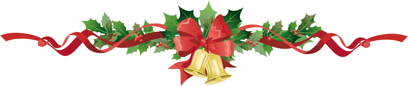 Christmas Clip art - garland flowers png download - 1565*331 - Free