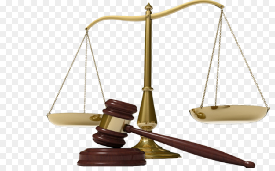 transparent scales of justice and gavel.