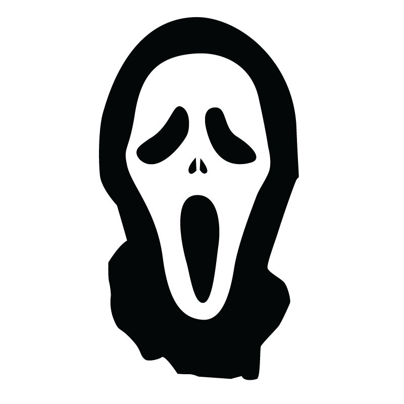 Ghostface Decal Sticker Jason Voorhees Freddy Krueger Car Decal Png Downloa...