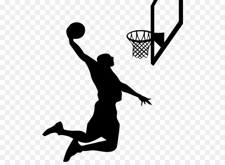 Wall decal Basketball player Slam dunk Sport - basketball png download - 564*648 - Free Transparent Wall Decal png Download.