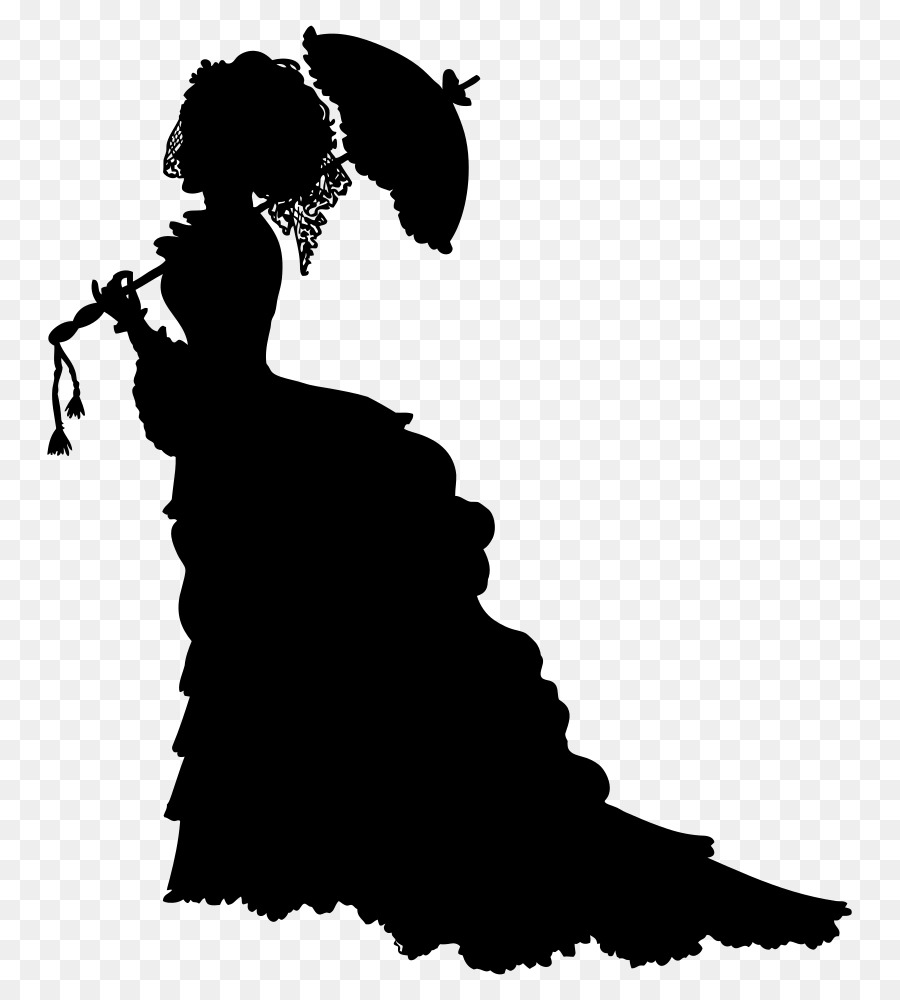 Victorian era Silhouette Female Clip art - Gone With The Wind png download - 899*1000 - Free Transparent Victorian Era png Download.