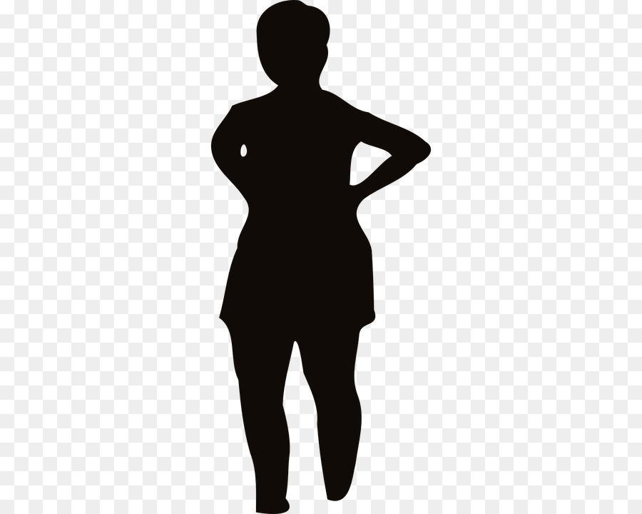 Silhouette Clip art Woman Portable Network Graphics Vector graphics - fat girl cartoon png download - 360*720 - Free Transparent Silhouette png Download.