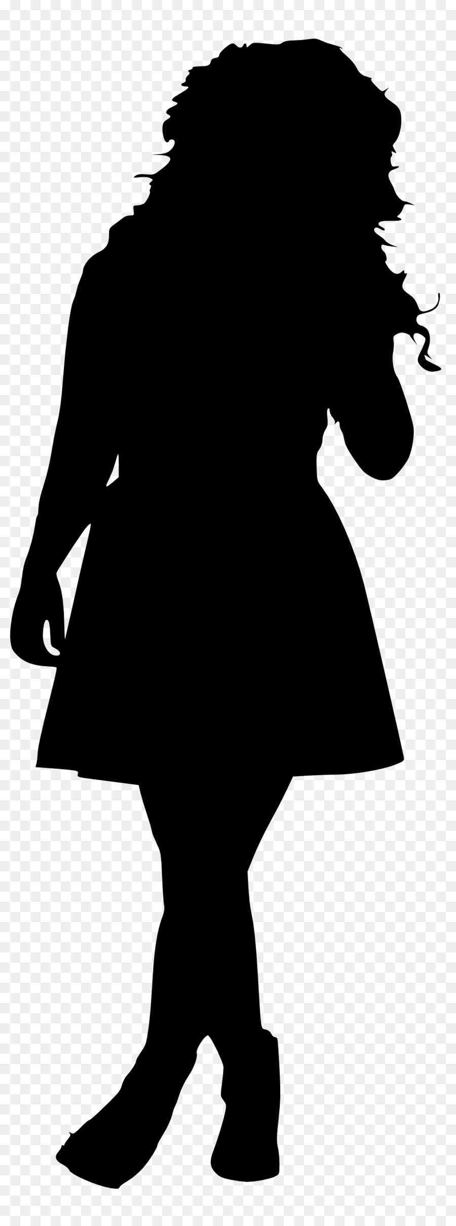 Free Girl Silhouette Transparent Download Free Clip Art Free Clip Art On Clipart Library
