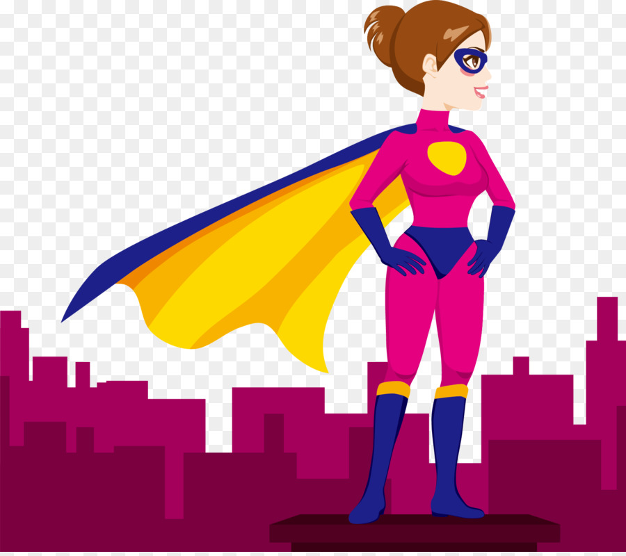 Superwoman Superhero Female Clip art - Pink Dress Up Female Superman png download - 1836*1619 - Free Transparent Superwoman png Download.