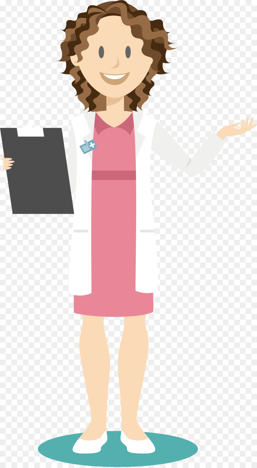 Woman Clip art - A curl up woman doctor png download - 1717*3123 - Free Transparent  png Download.