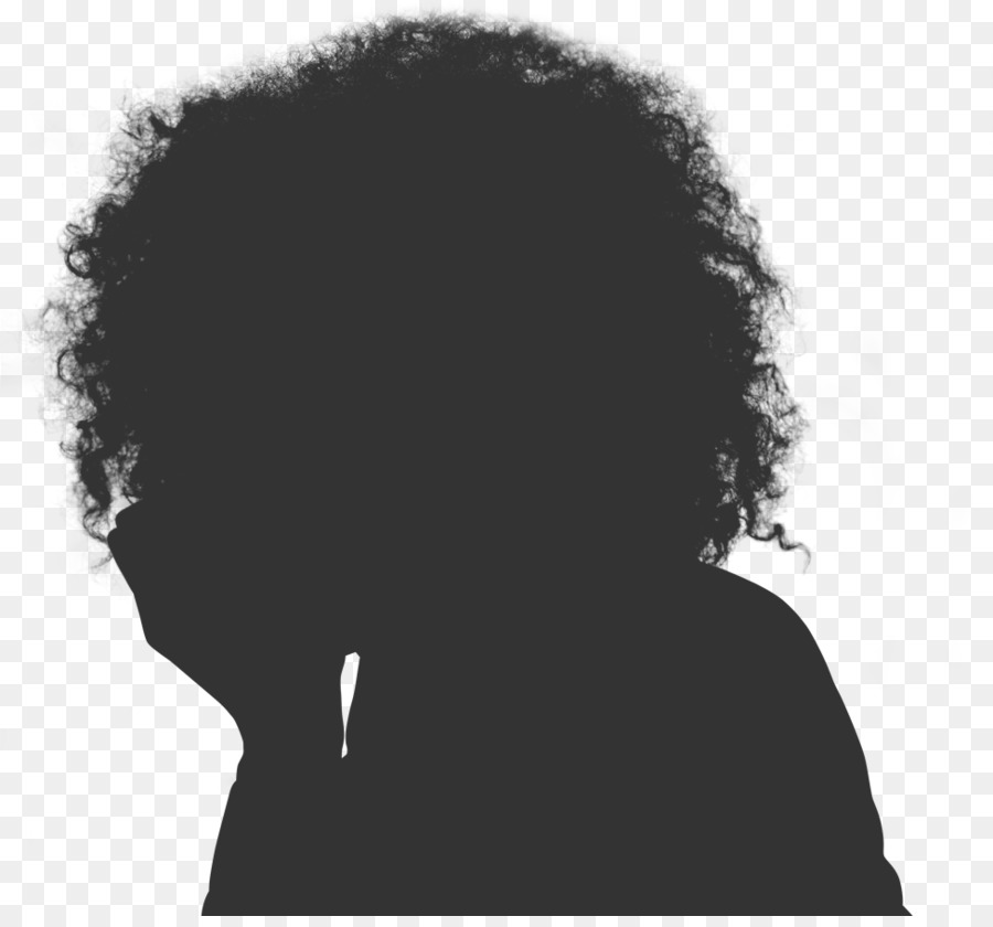 Free Girl With Afro Silhouette, Download Free Girl With Afro Silhouette