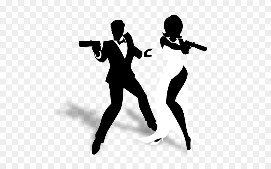 James Bond Theme Gun barrel sequence Silhouette - service agent png download - 584*548 - Free Transparent James Bond png Download.