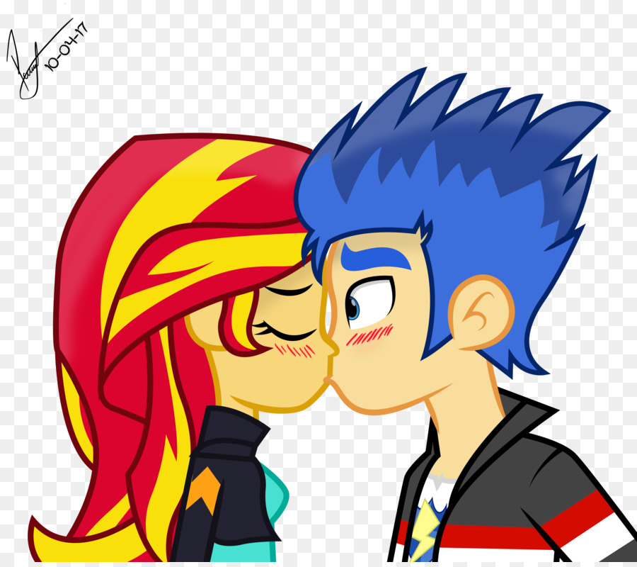 Sunset Shimmer Twilight Sparkle Flash Sentry Kiss My Little Pony: Equestria Girls - kiss png download - 9077*8000 - Free Transparent  png Download.