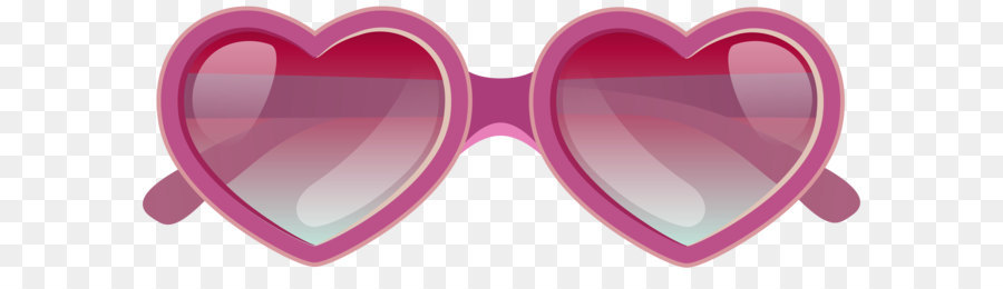 Aviator sunglasses Clip art - Pink Heart Sunglasses PNG Clipart Image png download - 6127*2327 - Free Transparent Sunglasses png Download.