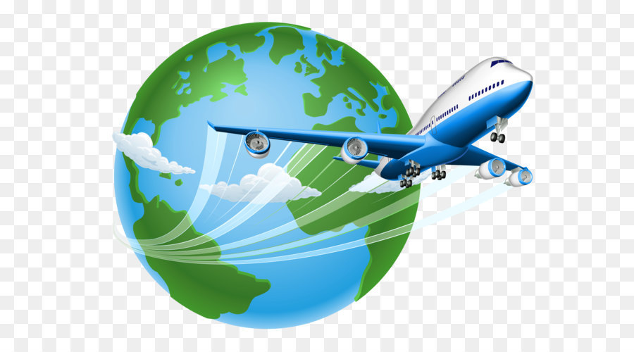 Flight Package tour Airplane Travel Airline - Air Trave PNG Clipart png download - 4668*3530 - Free Transparent Earth png Download.
